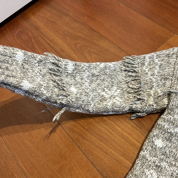 Loft Bear Fringe Mock Neck Sweater - Picture 3 of 9